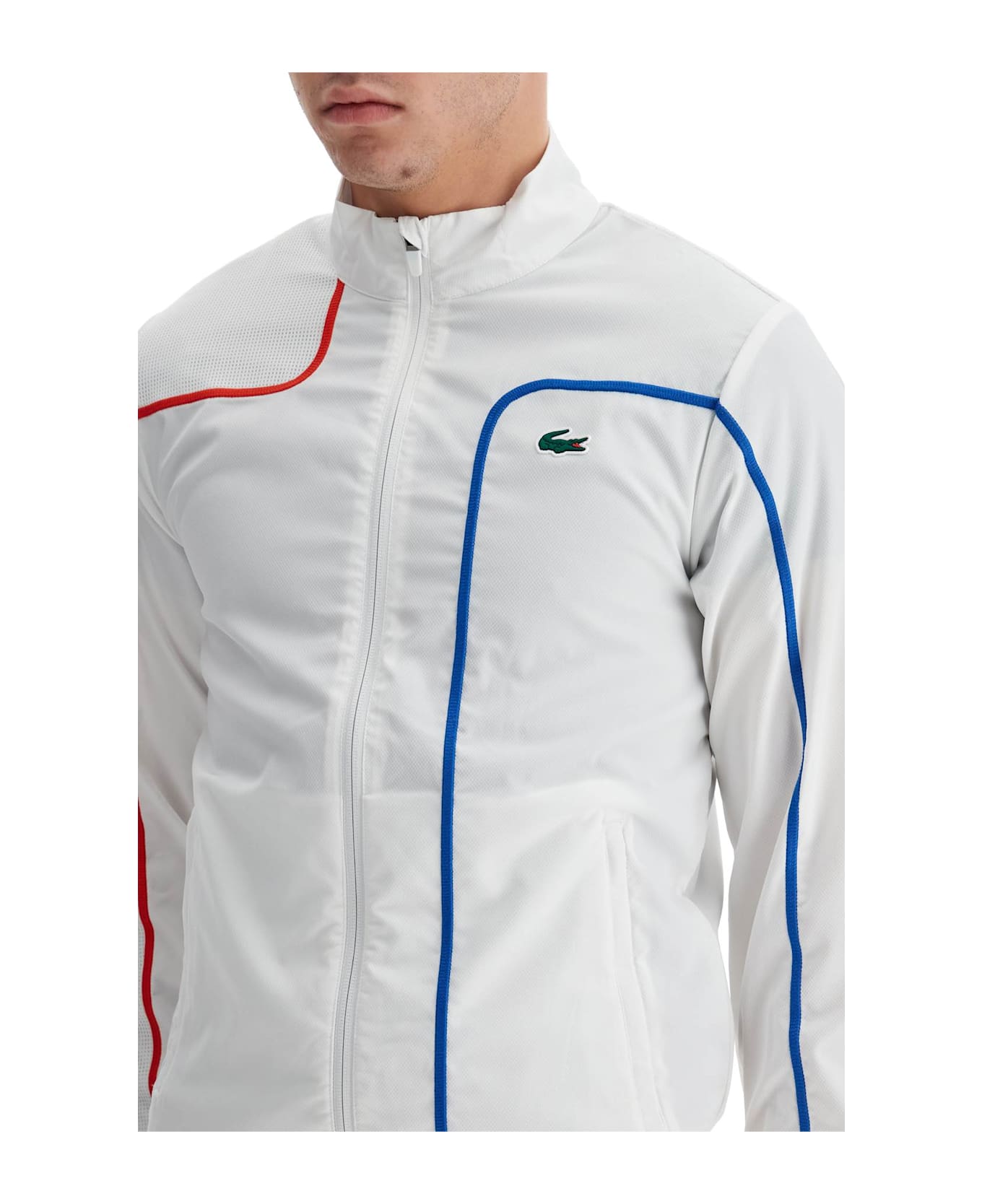 Lacoste 'sporty Tracksuit With Contrasting Stitching - WHITE WHITE (White)