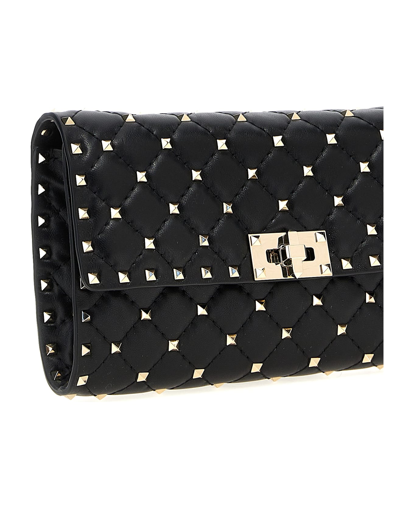 Valentino Garavani 'rockstud Spike' Shoulder Bag - Black  