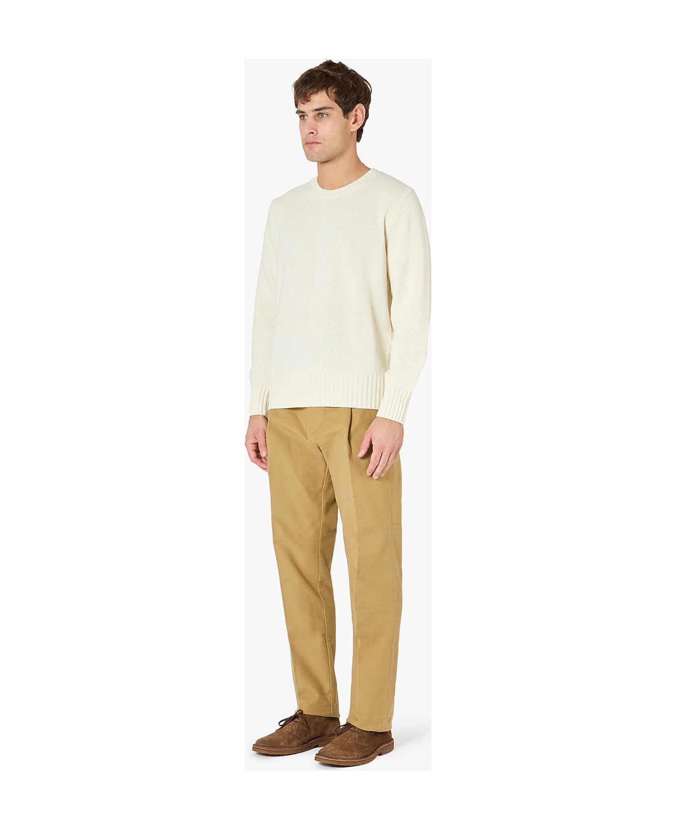 doppiaa Aantioco Moleskin Trousers With Darts