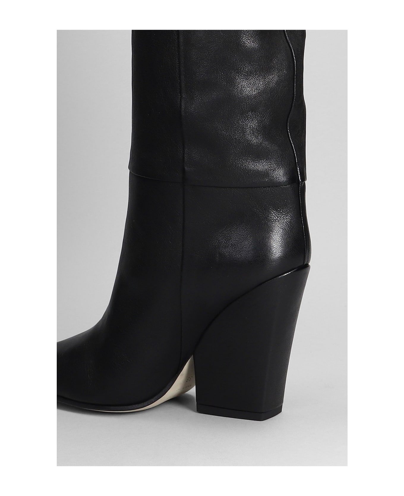 Paris Texas Jane High Heels Boots In Black Leather ブーツ