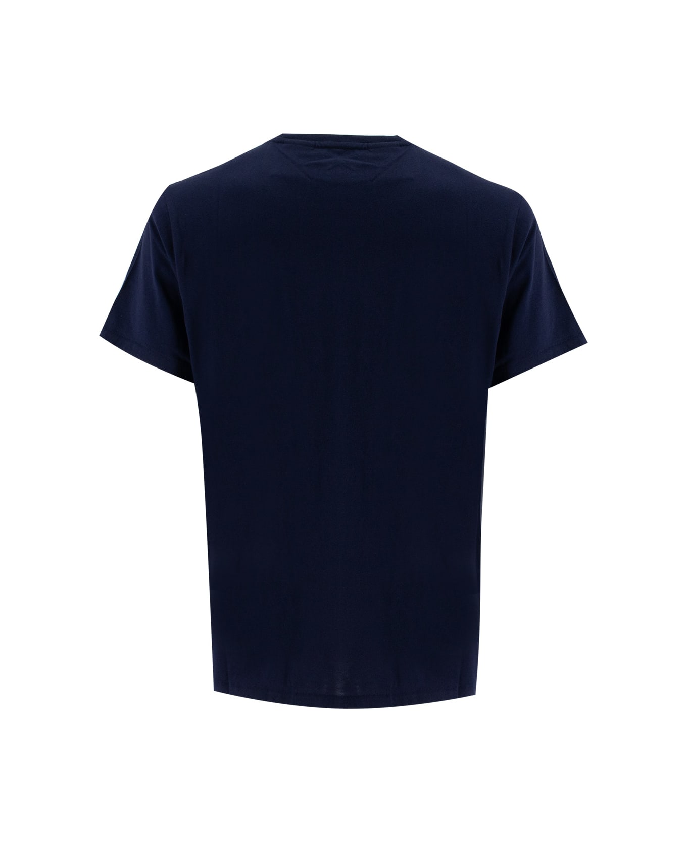 Ralph Lauren Logo Embroidered Crewneck T-shirt - NAVY