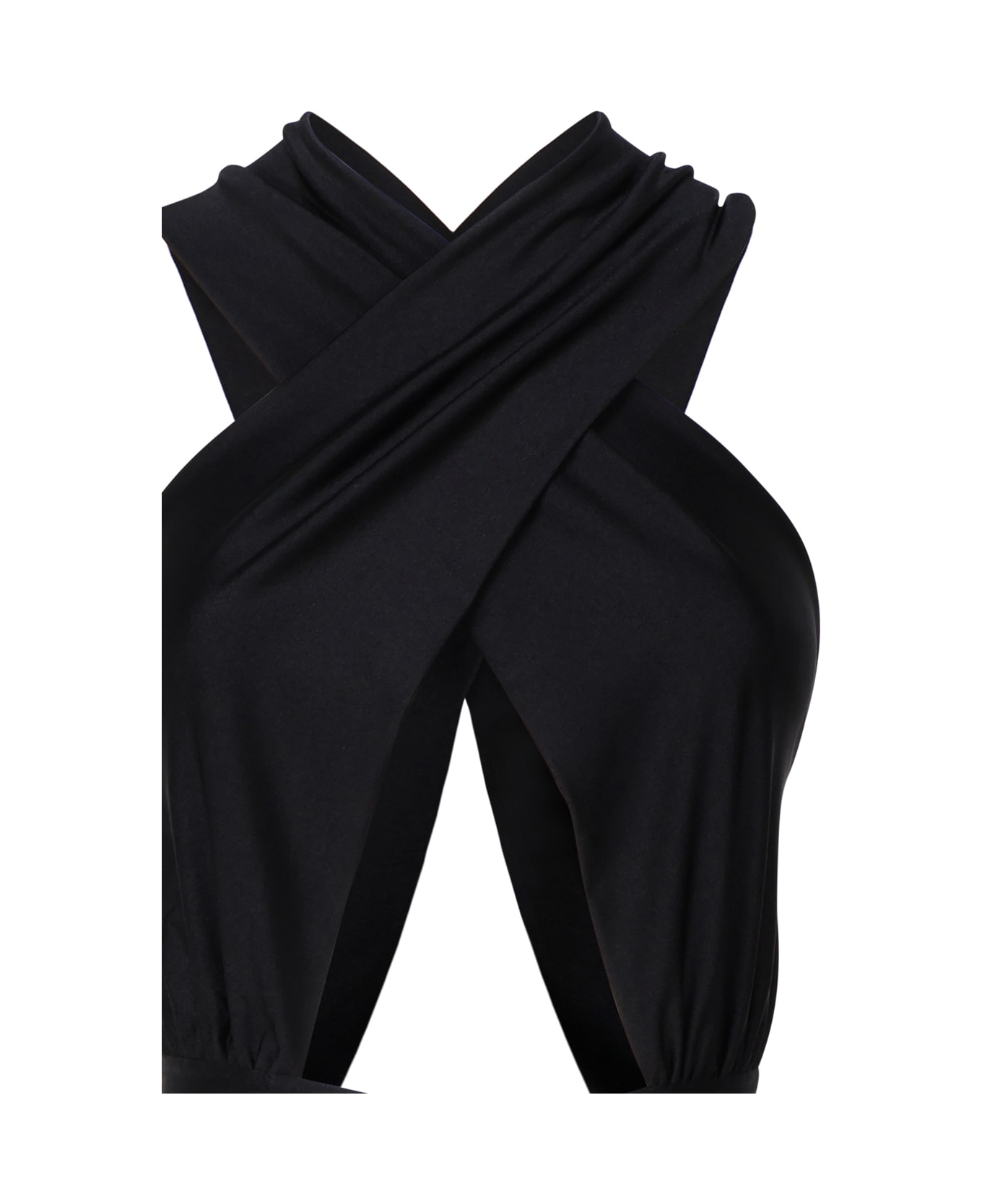 The Andamane One-piece Jumpsuit With Banded Top - Black