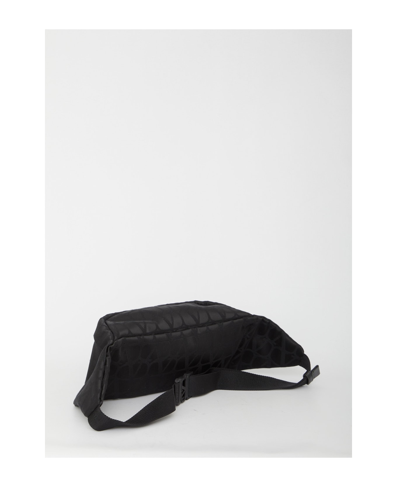 Valentino Garavani Black Iconographe Belt Bag - Black トラベルバッグ