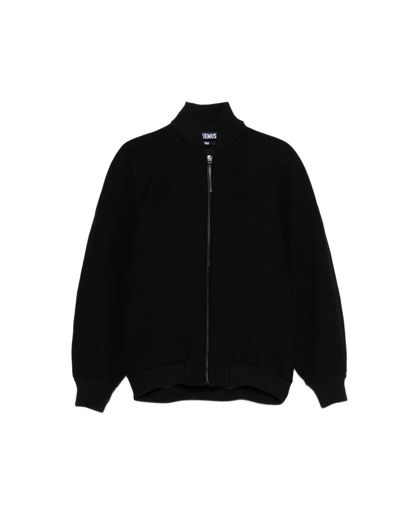 Jacquemus Black Bomber Jacket - Black