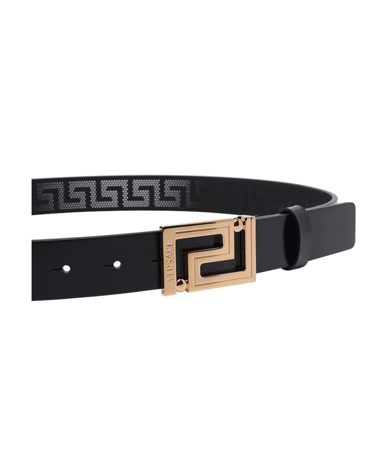 Versace Greca Belt - Black