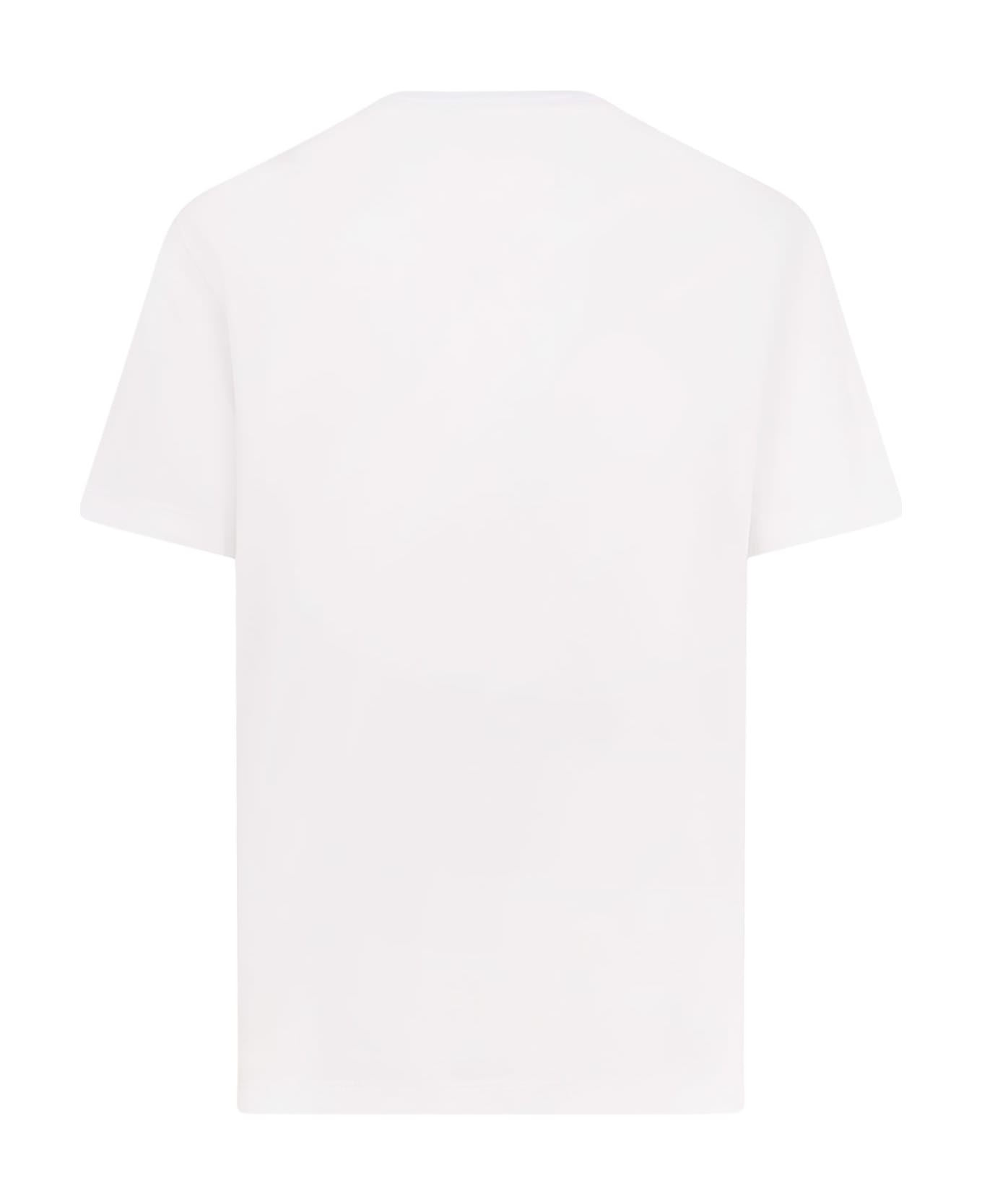Dsquared2 Regular Fit Cotton T-shirt - White