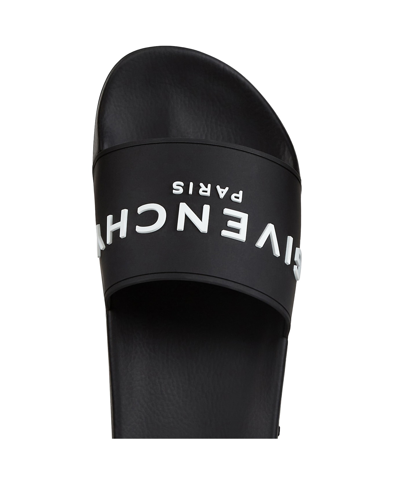 Givenchy Paris Slippers In Black Rubber - Black