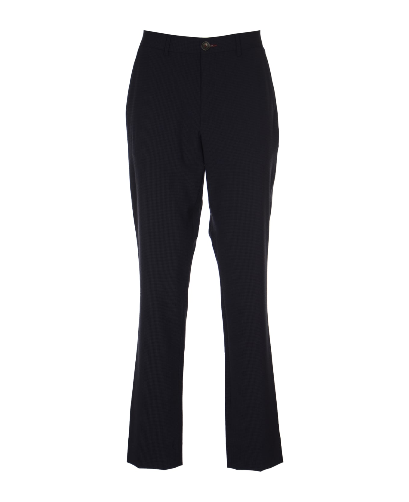 Paul Smith Mid Fit Trousers - Dark Navy