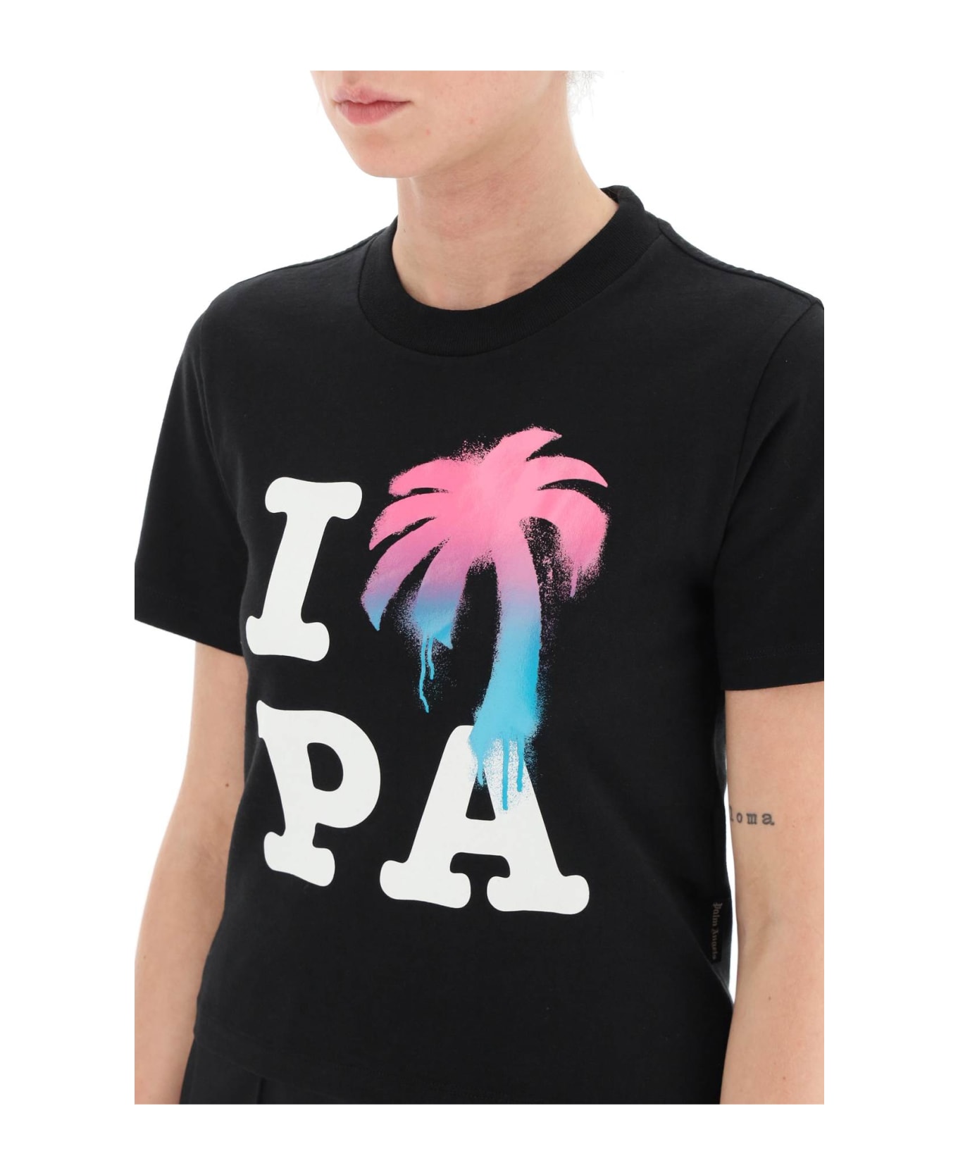 Palm Angels 'i Love Pa' T-shirt - Nero