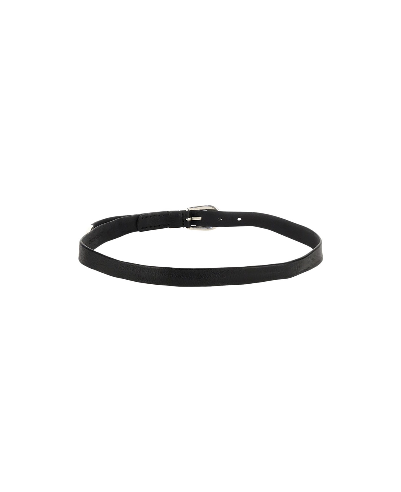 Our Legacy Leather Belt - BLACK