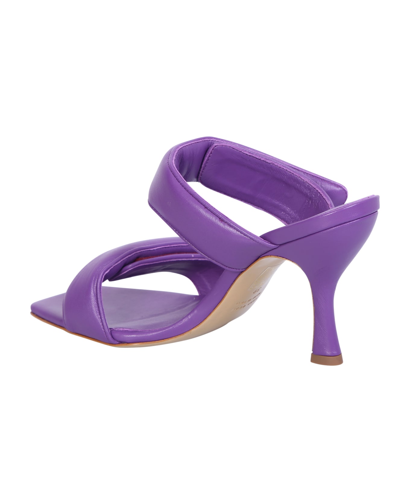 GIA BORGHINI High-heeled Straps Sandal Perni 03 Purple - Purple サンダル