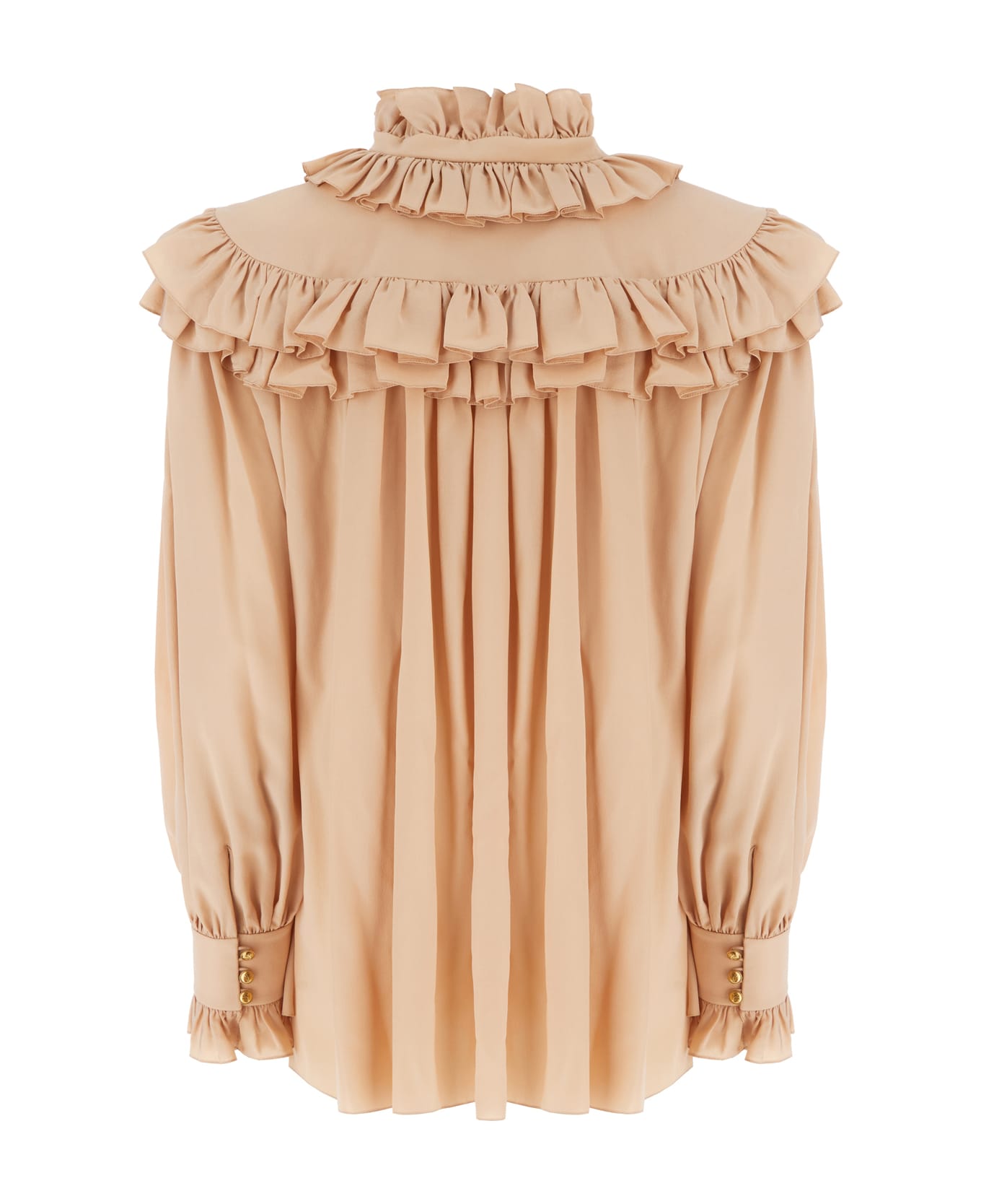 Chloé Skin Pink Silk Blouse - NUDE