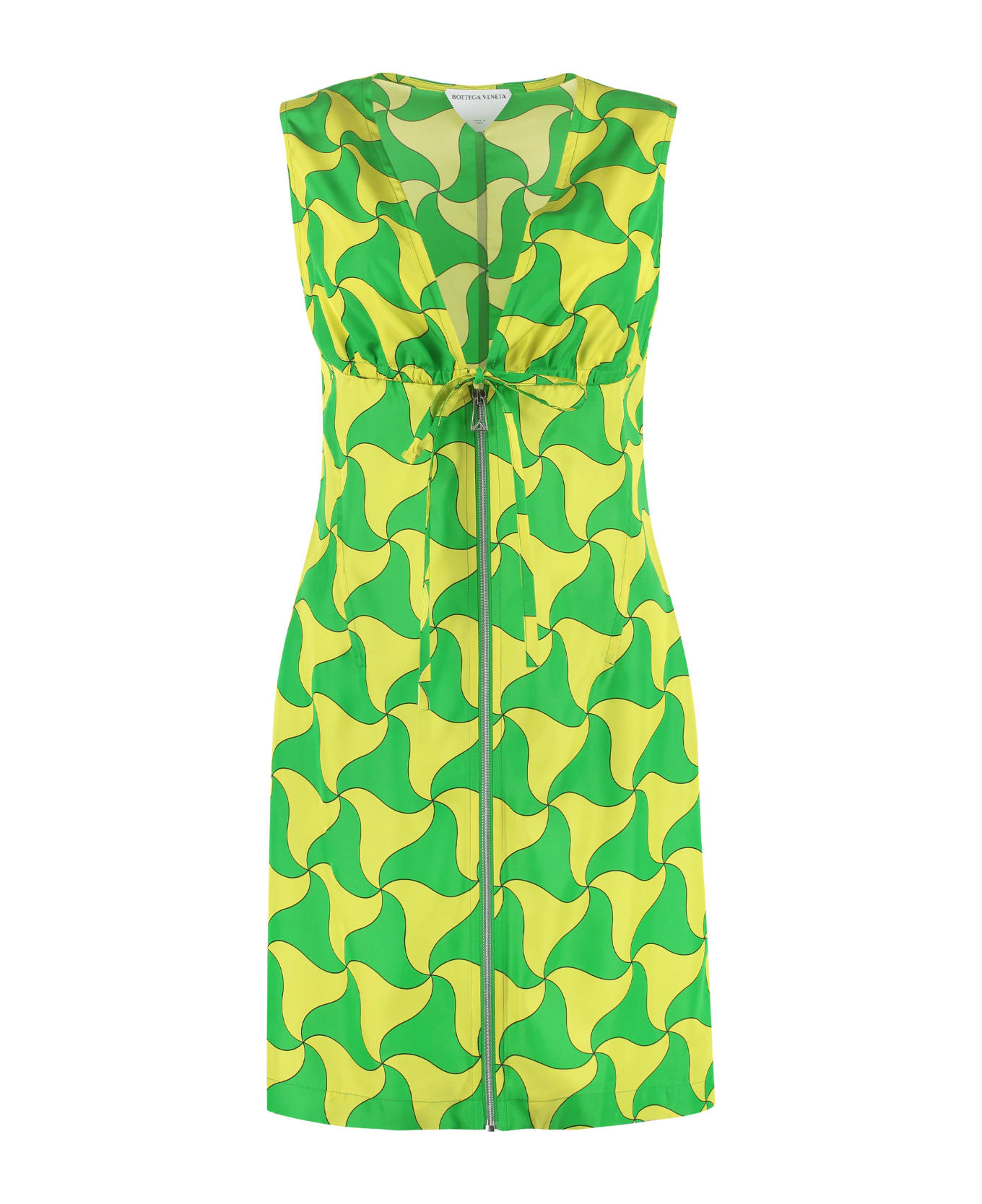 Bottega Veneta Printed Satin Dress