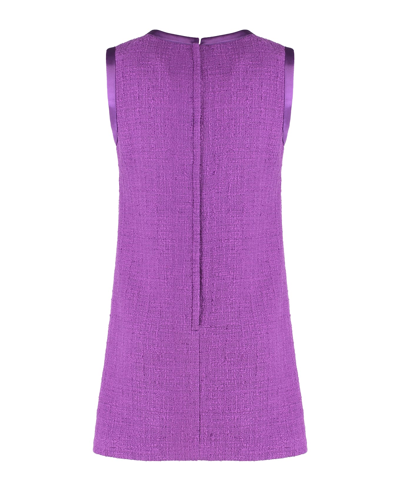 Dolce 
Gabbana I Live In A Cotton Blend Tweed. - purple