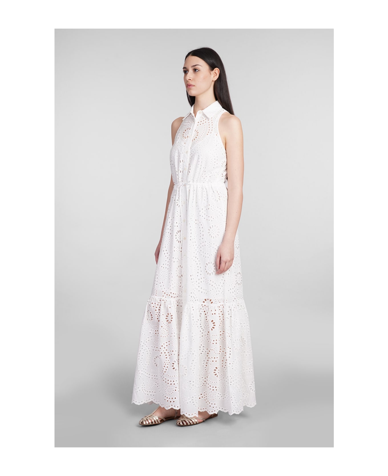 MC2 Saint Barth Ida Dress In White Cotton - white ワンピース＆ドレス