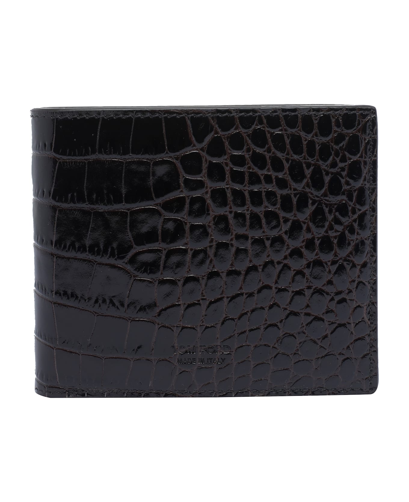 Tom Ford Classic Bifold Wallet - BROWN