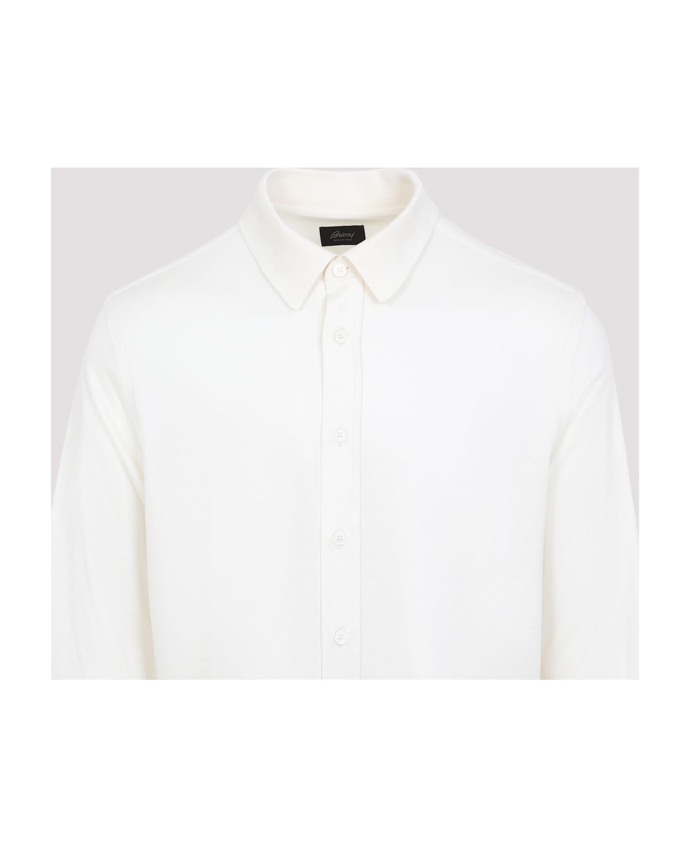 Brioni Ls Shirt - Ivory