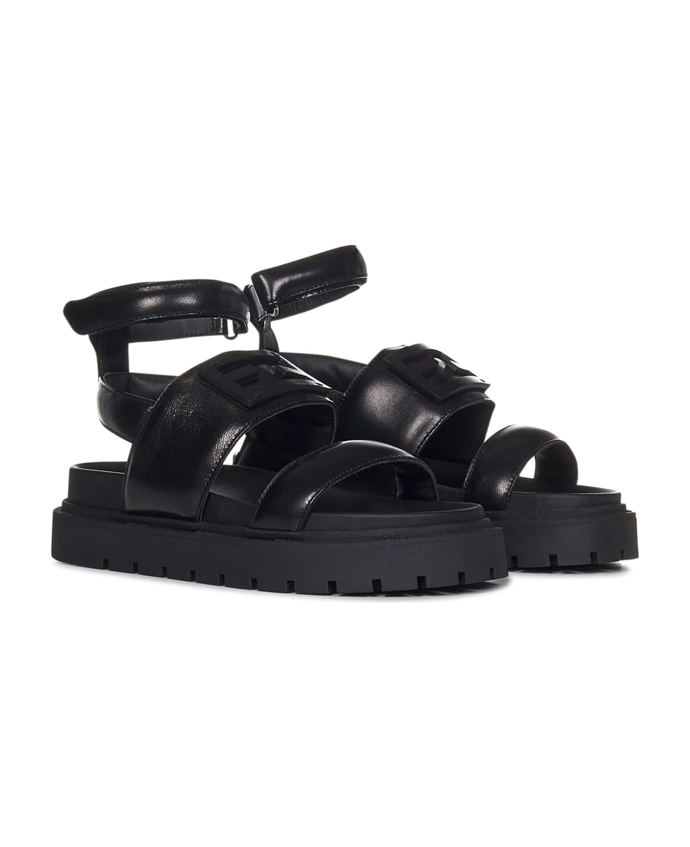 Fendi Kids Sandals - Black