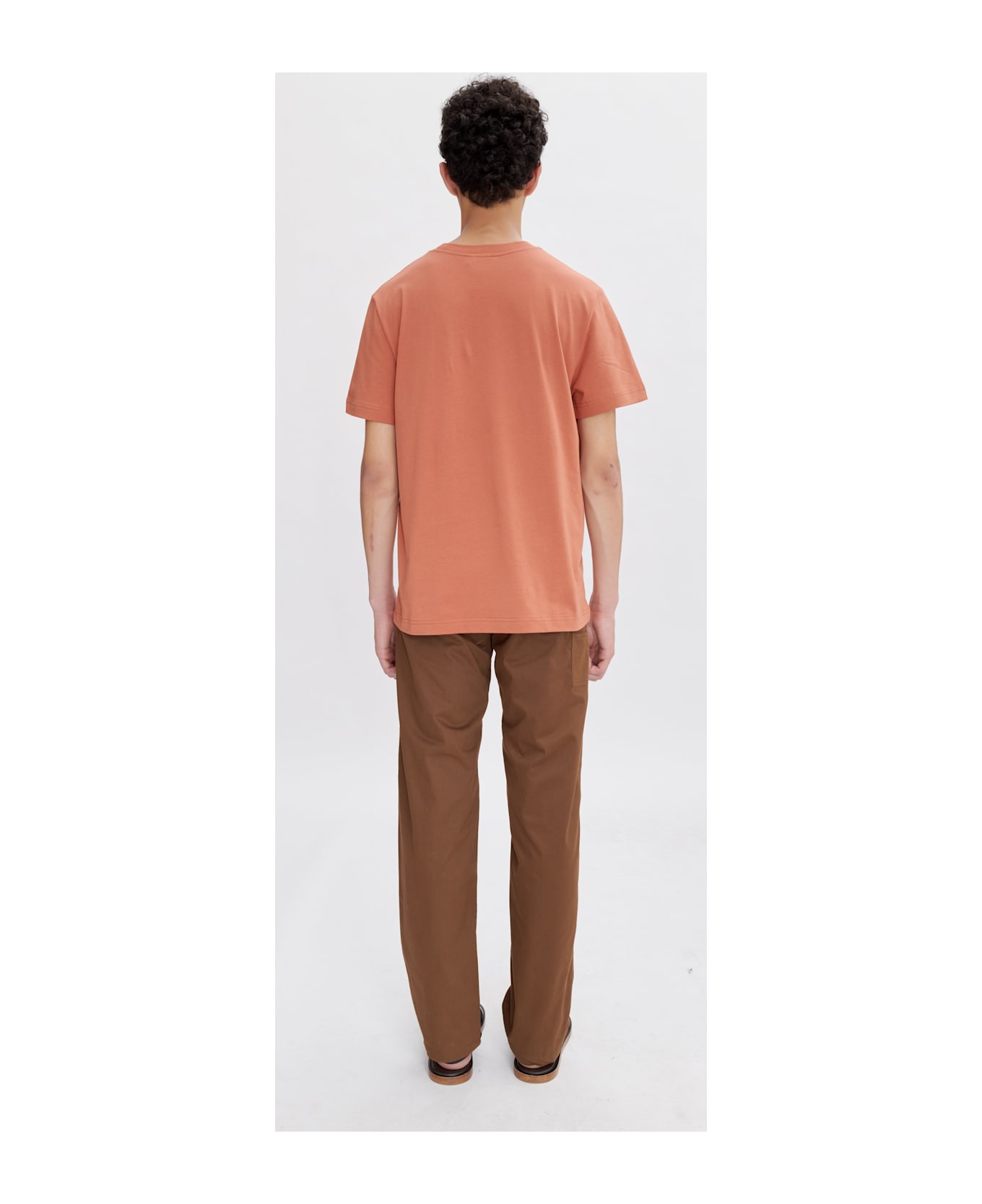A.P.C. T-shirt Standard Grand Vpc - Gla Terracotta Blanc