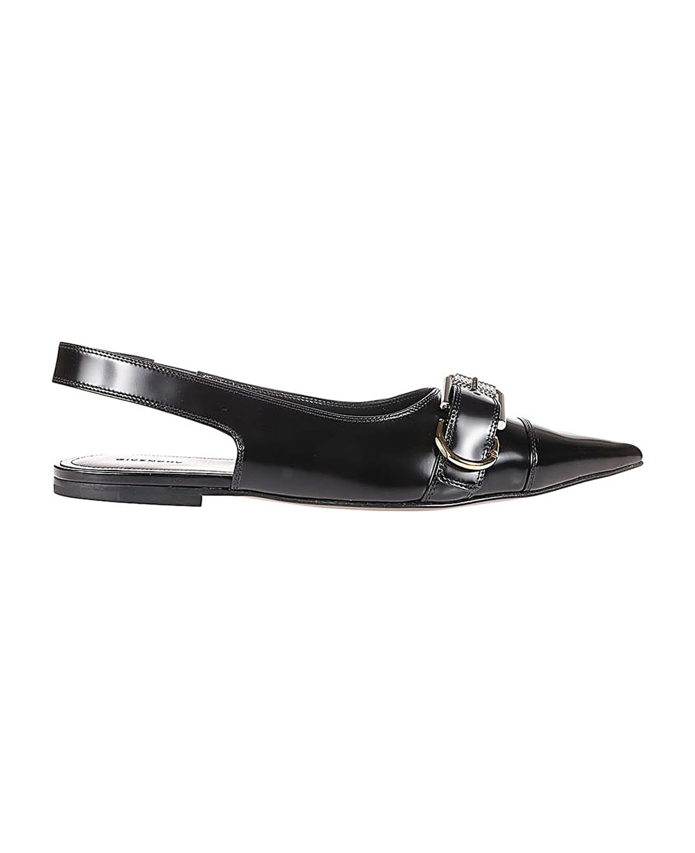 Givenchy Voyou Slingback Ballerina Flat - Black