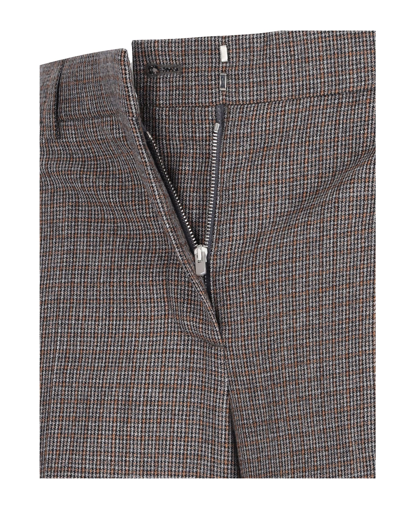 Stella McCartney Embroidered Wool Palazzo Pant - CAMEL GREY