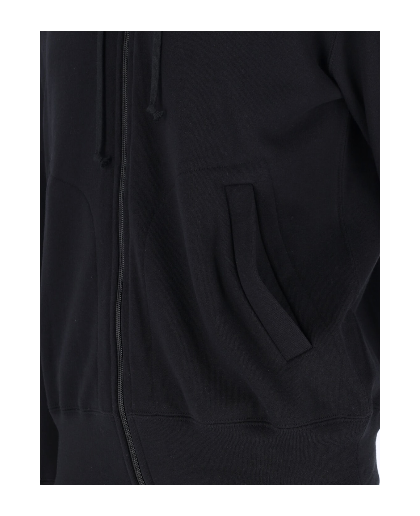 Comme des Garçons Play Logo Zip Sweatshirt - Black  
