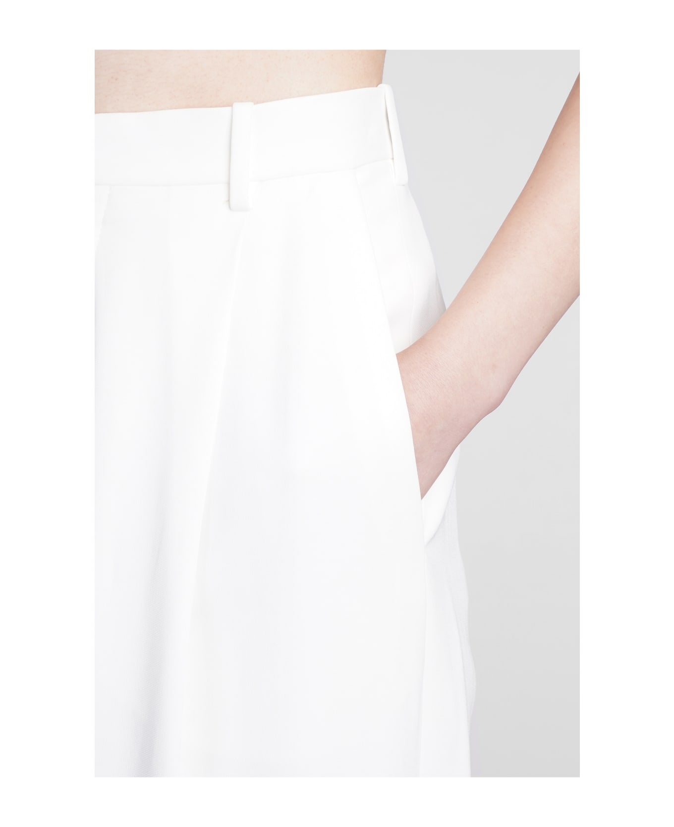 Marni Pants In White Viscose - white