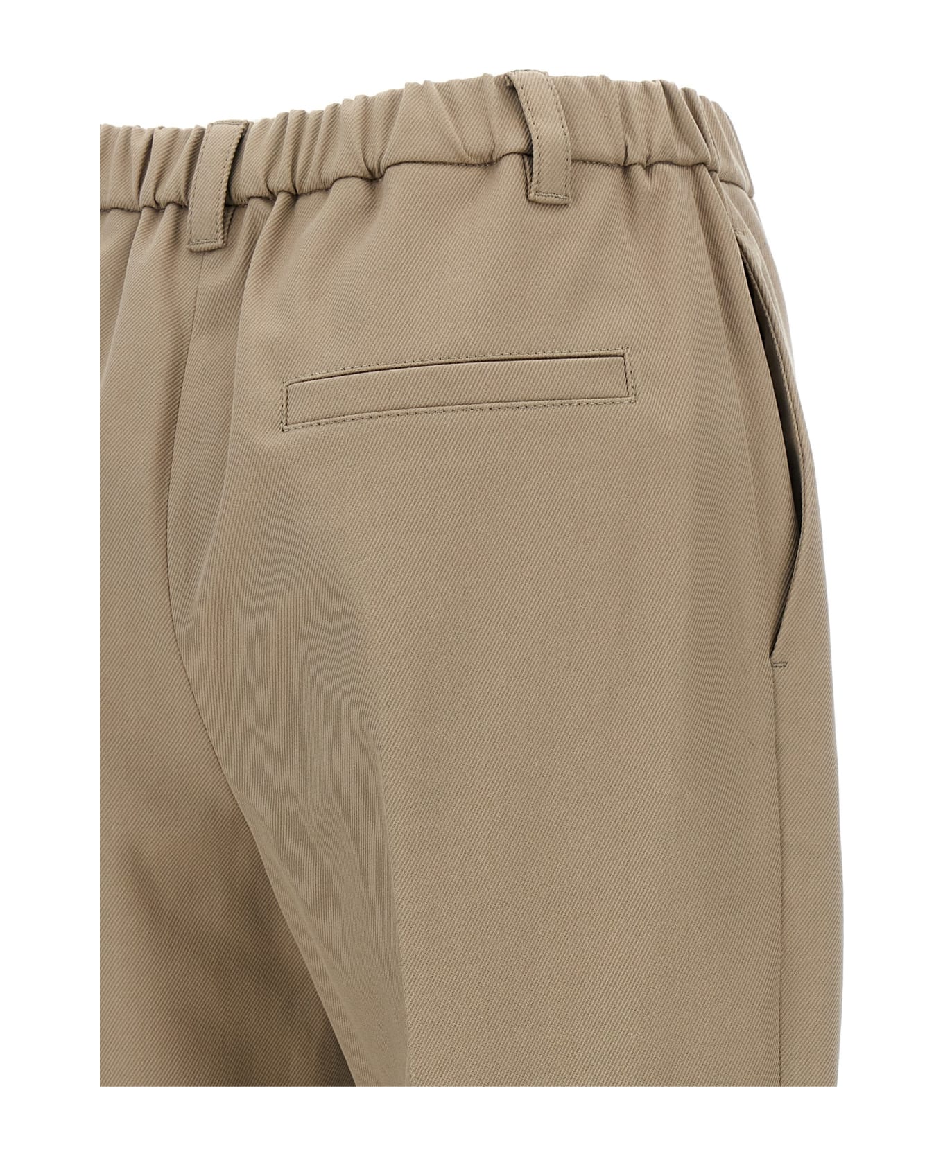 Brunello Cucinelli Front Pleat Pants - Beige