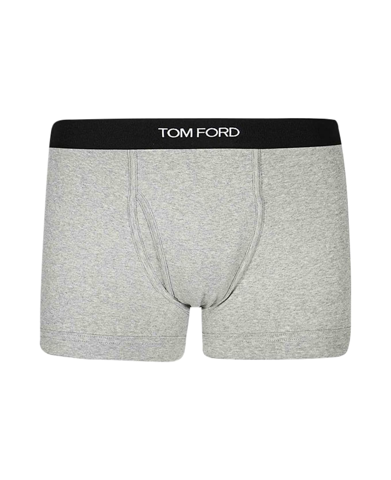 Tom Ford Bi-pack Cotton Stretch Jersey Brief - Black Grey