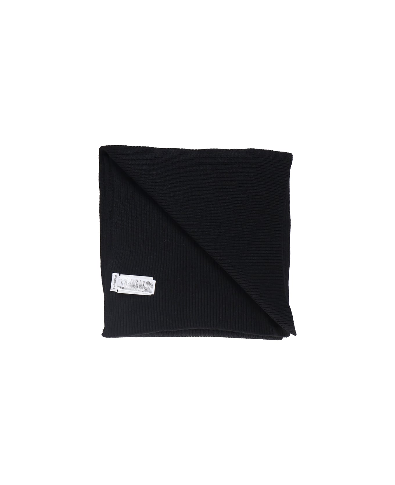 Calvin Klein Wool Blend Scarf - Black スカーフ