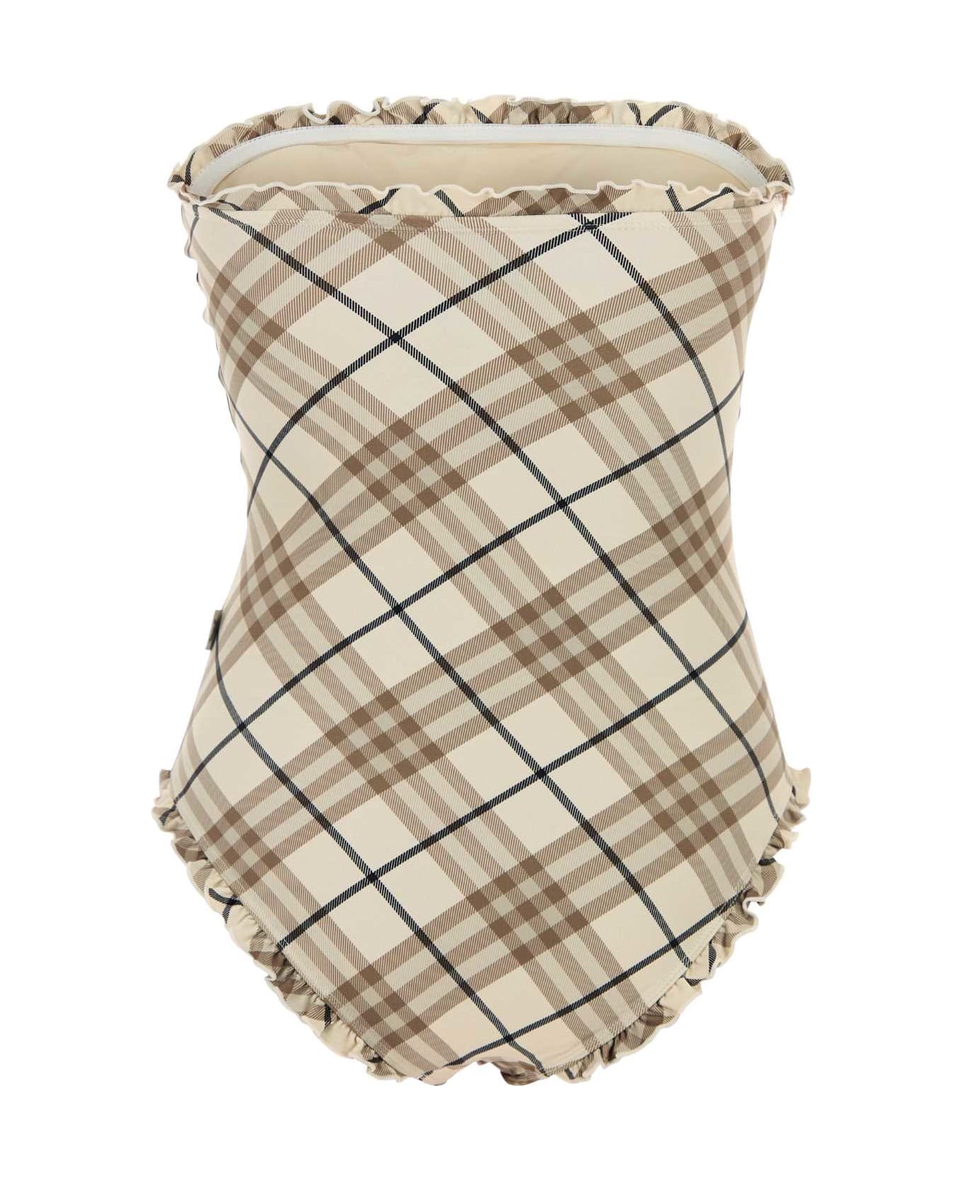 Burberry Printed Stretch Nylon Swimsuit - COTTONIPCHECK