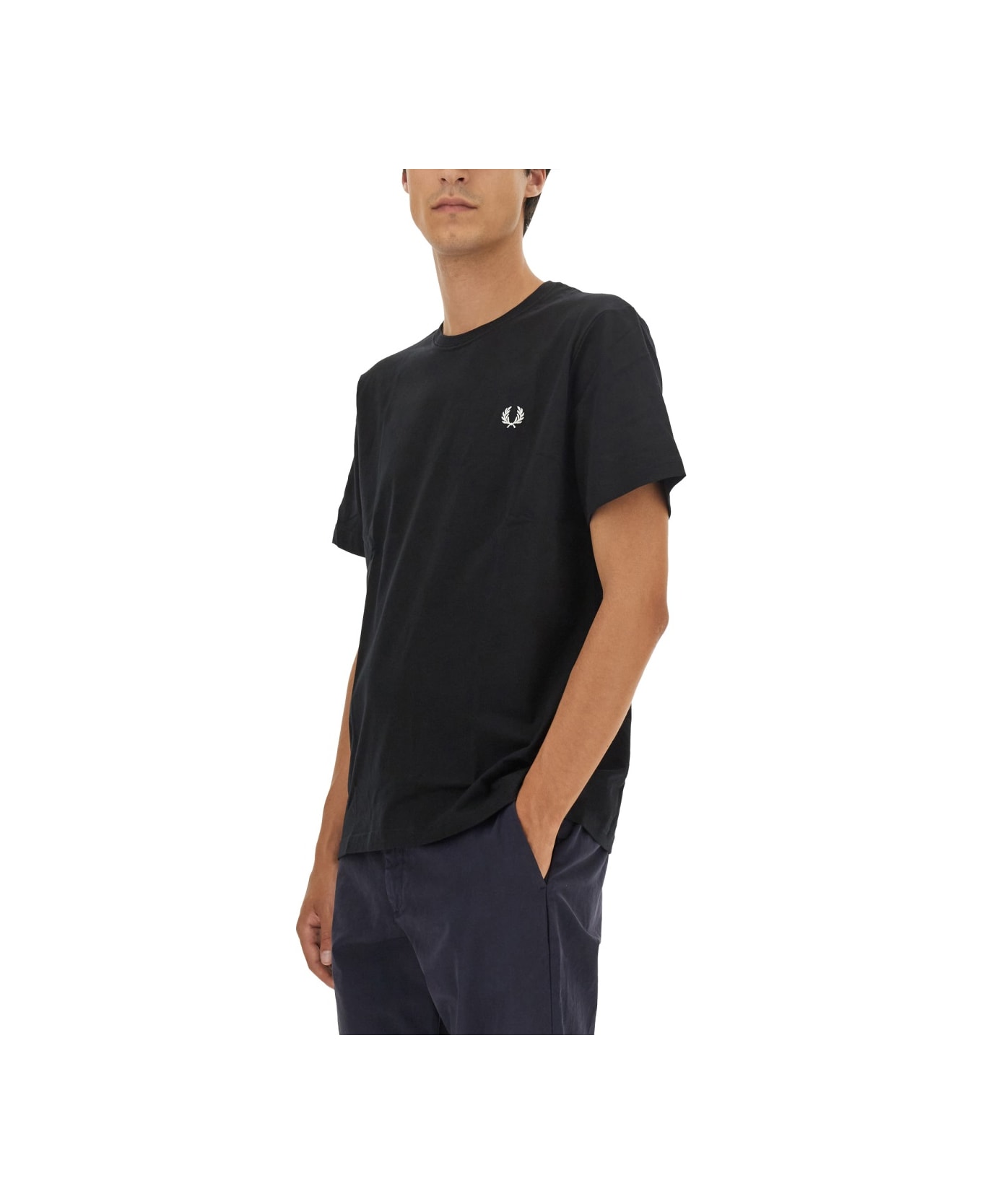 Fred Perry T-shirt With Logo - BLACK シャツ