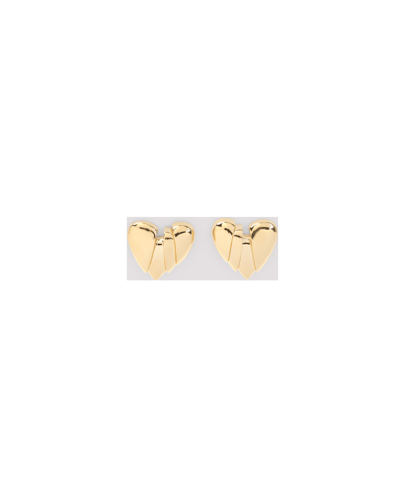 Amina Muaddi Heartbreaker Earrings - Gold