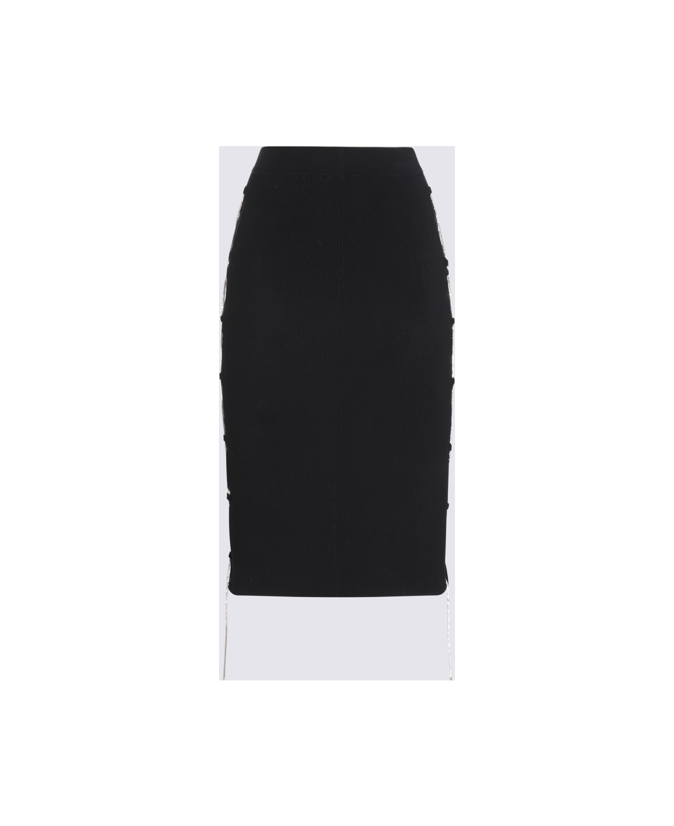 Giuseppe di Morabito Black Cotton Blend Skirt - Black