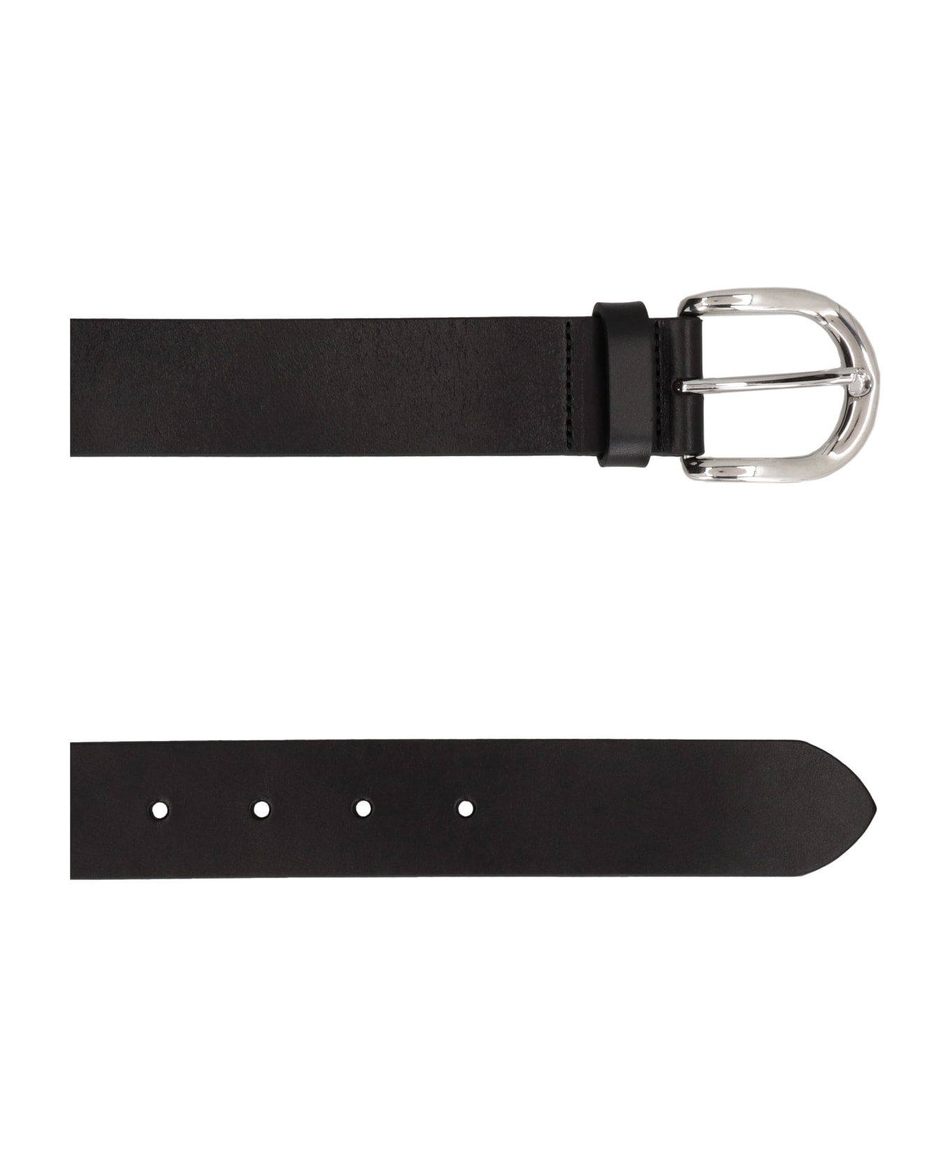 Isabel Marant Zaph Leather Belt - BLACK