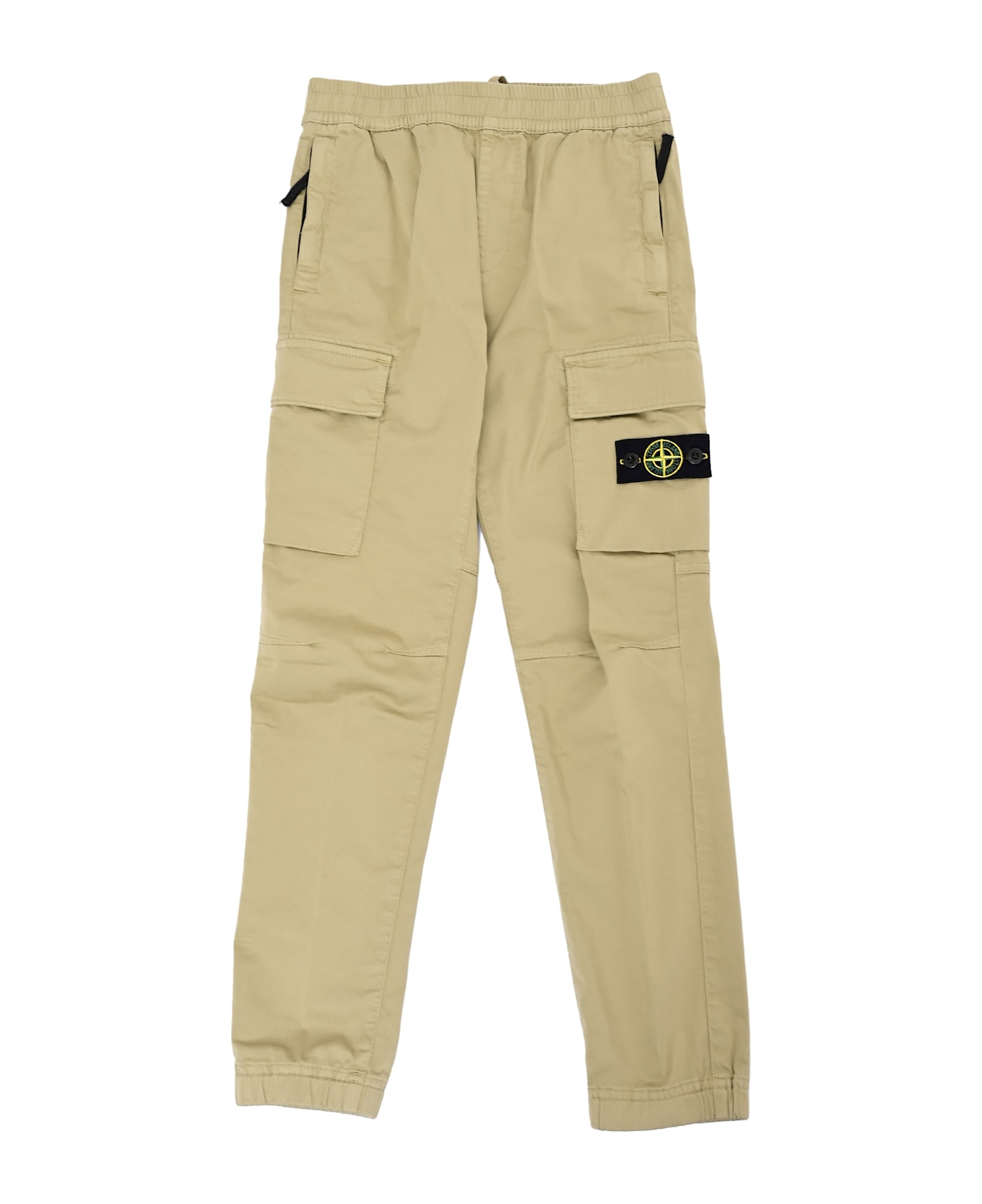Stone Island Regular Tapered Trousers - BEIGE