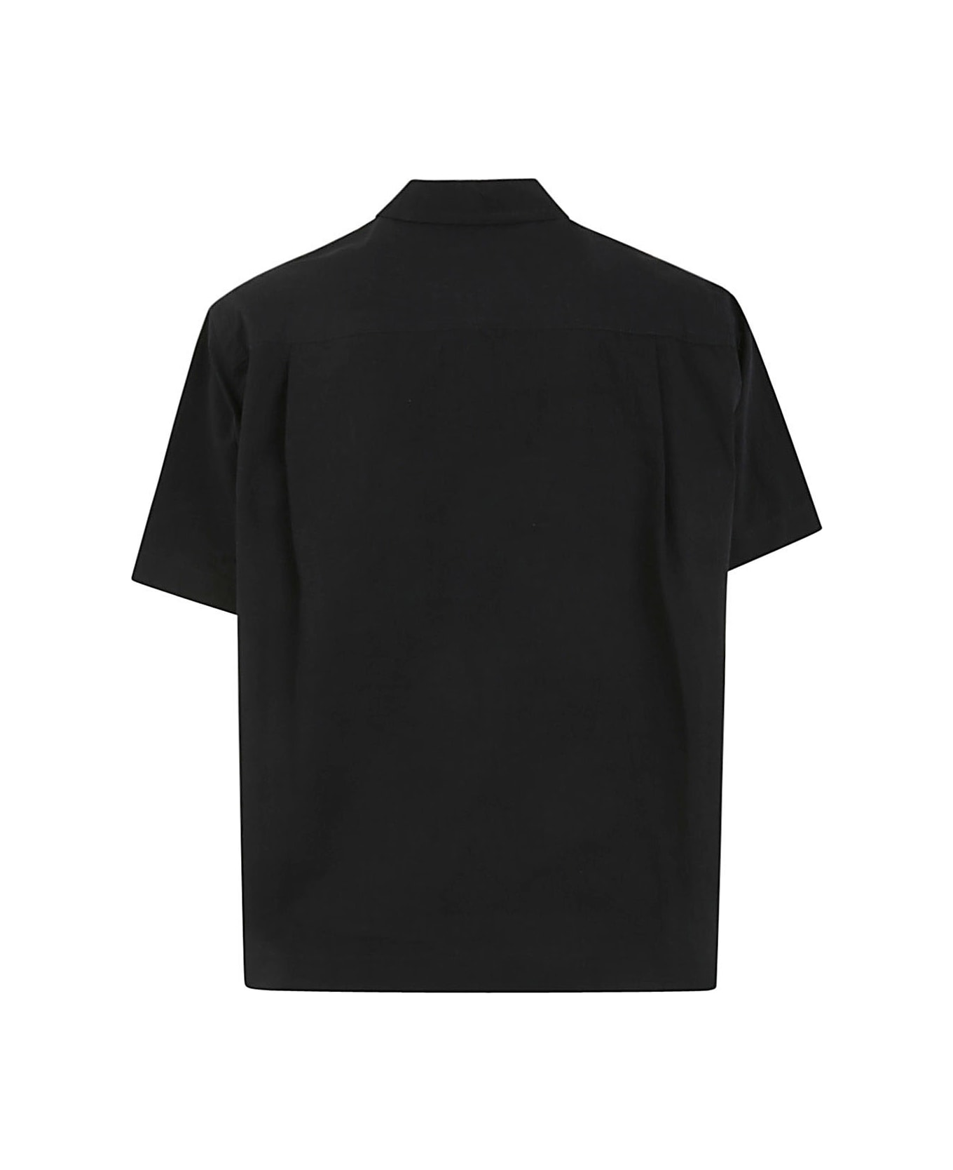 Sacai Rip Stop Pullover - Black ポロシャツ