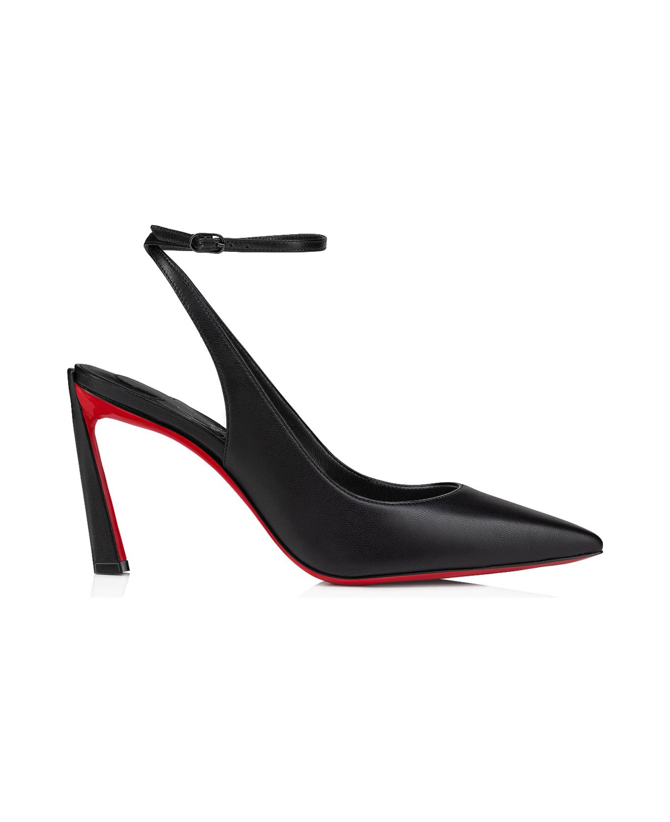 Christian Louboutin High-heeled Shoe - Black/lin Black ハイヒール