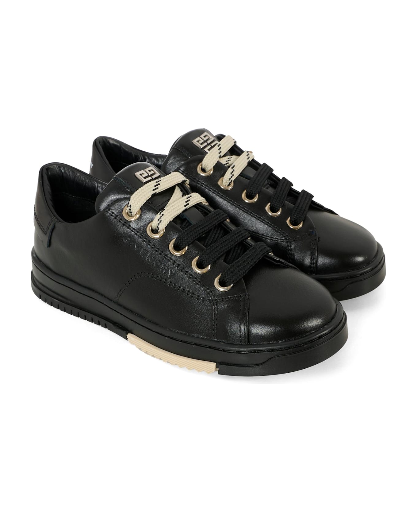 Givenchy Black Sneakers For Boy With Logo - Black