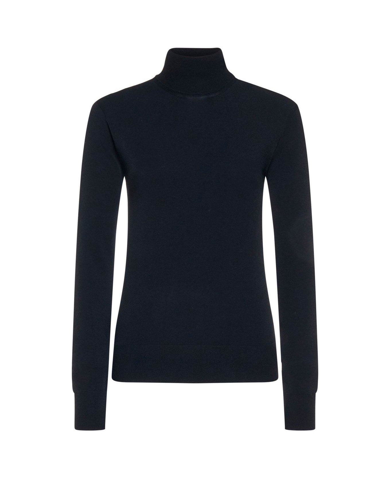Bottega Veneta Turtleneck Slim-fit Sweater - Black