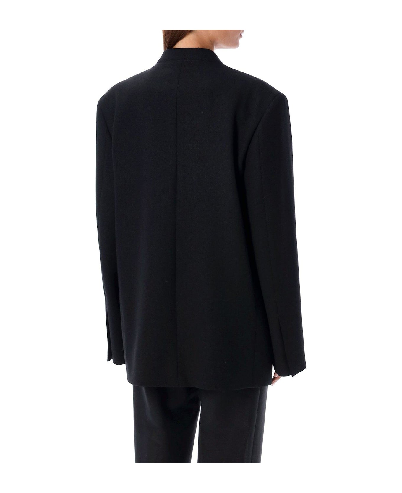 Jil Sander Long-sleeved Tailored Jacket - BLACK