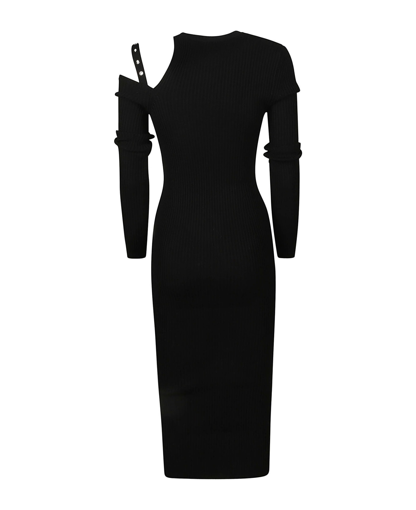 Blumarine One Shoulder Dress Blumarine - BLACK ワンピース＆ドレス