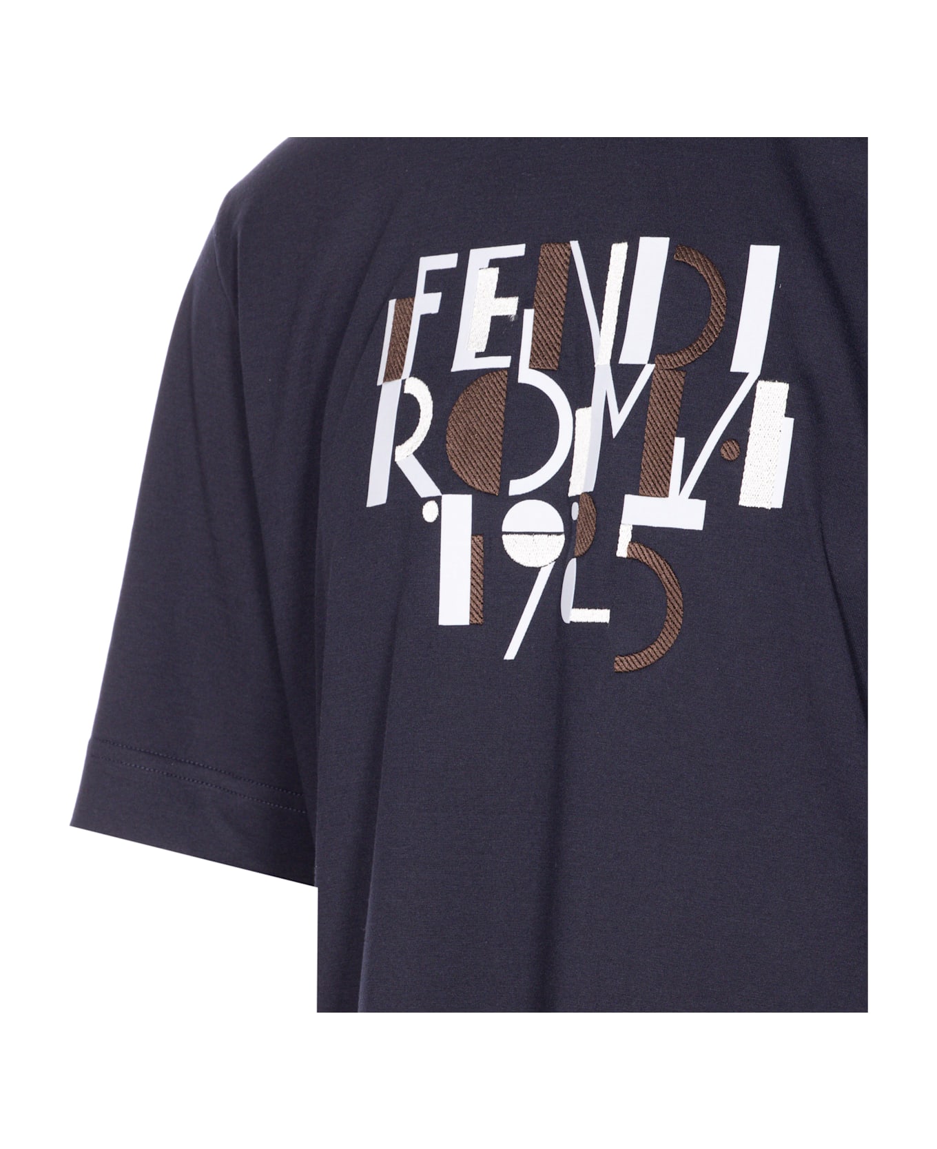 Fendi Roma 1925 Print T-shirt - Blue
