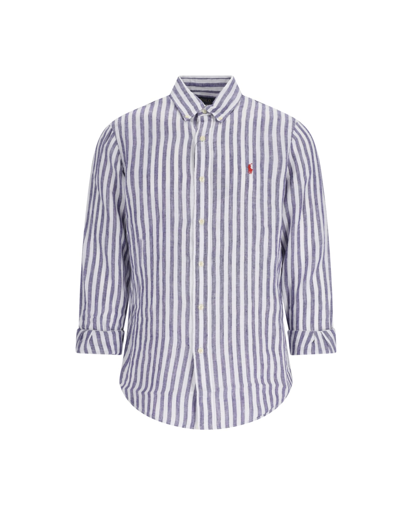 Polo Ralph Lauren Logo Shirt Polo Ralph Lauren - WHITE/BLU シャツ
