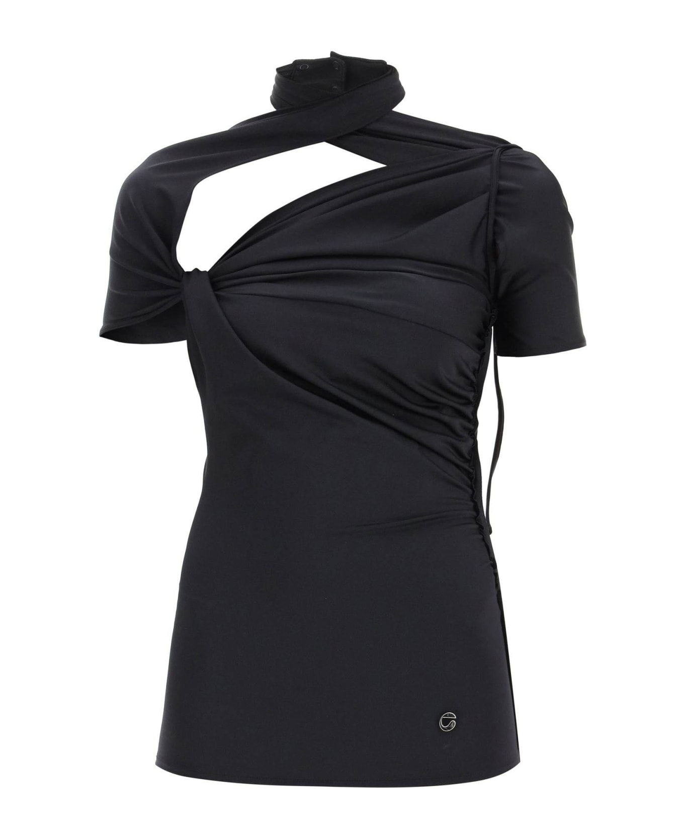 Coperni Top With Knotted Details - Black
