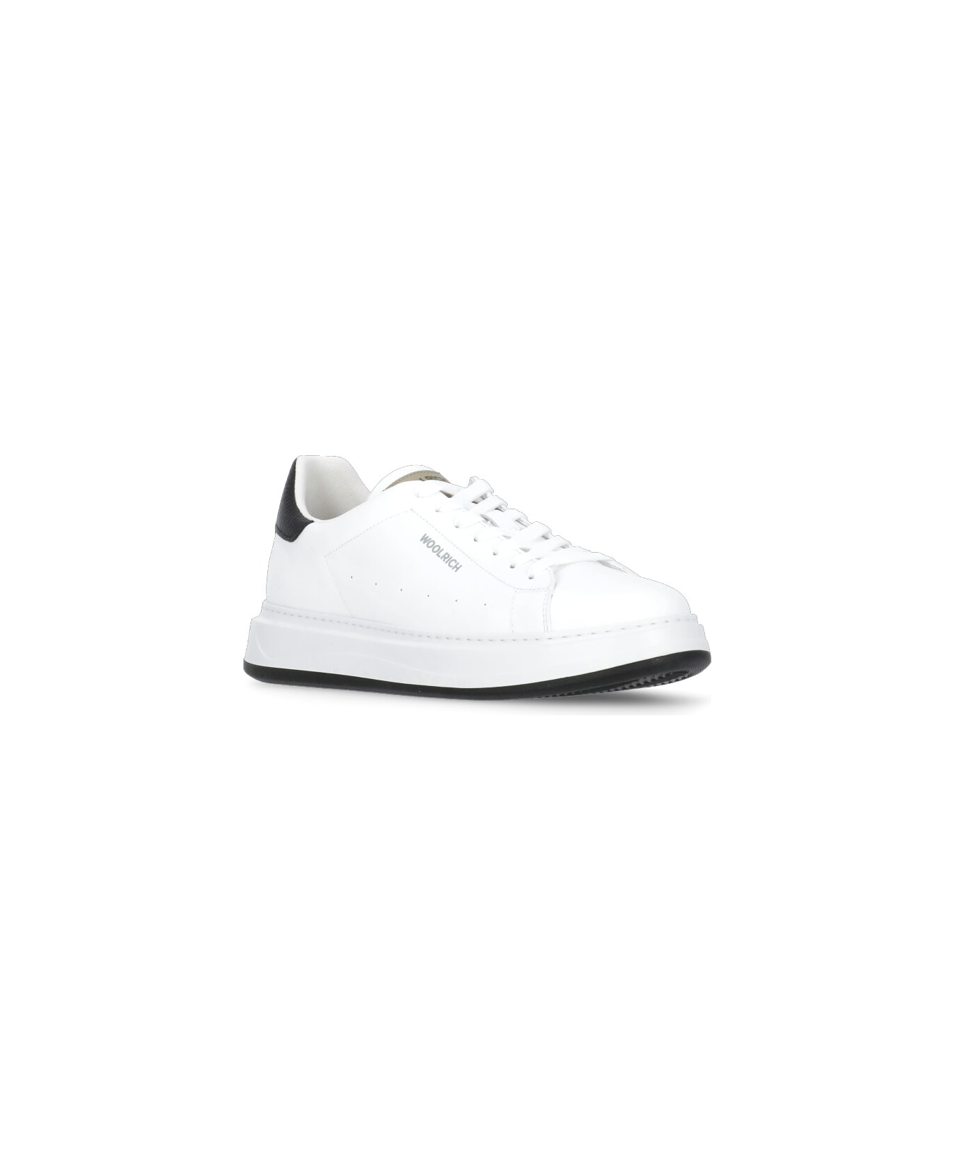 Woolrich Leather Sneakers - Bianco