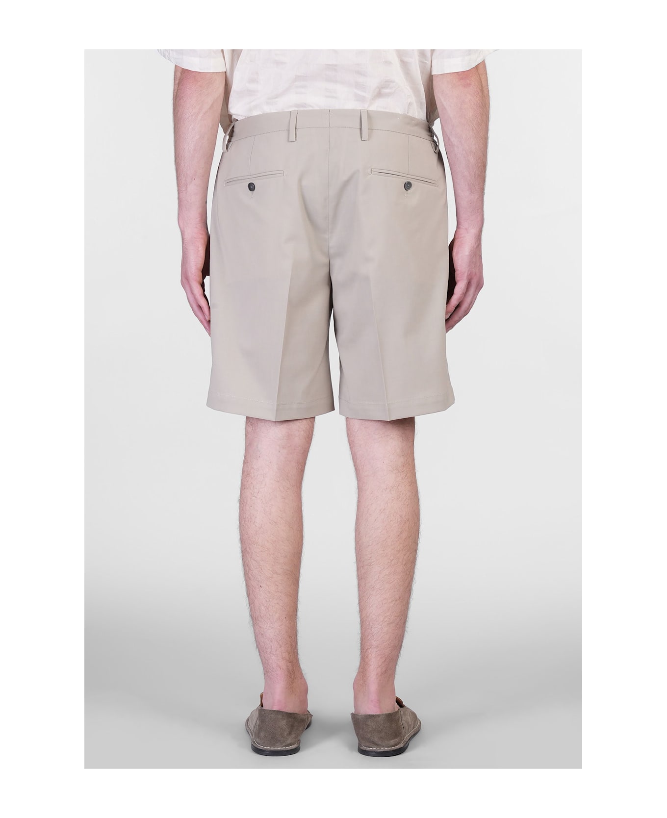 Briglia 1949 Colvilles Shorts In Taupe Wool - taupe