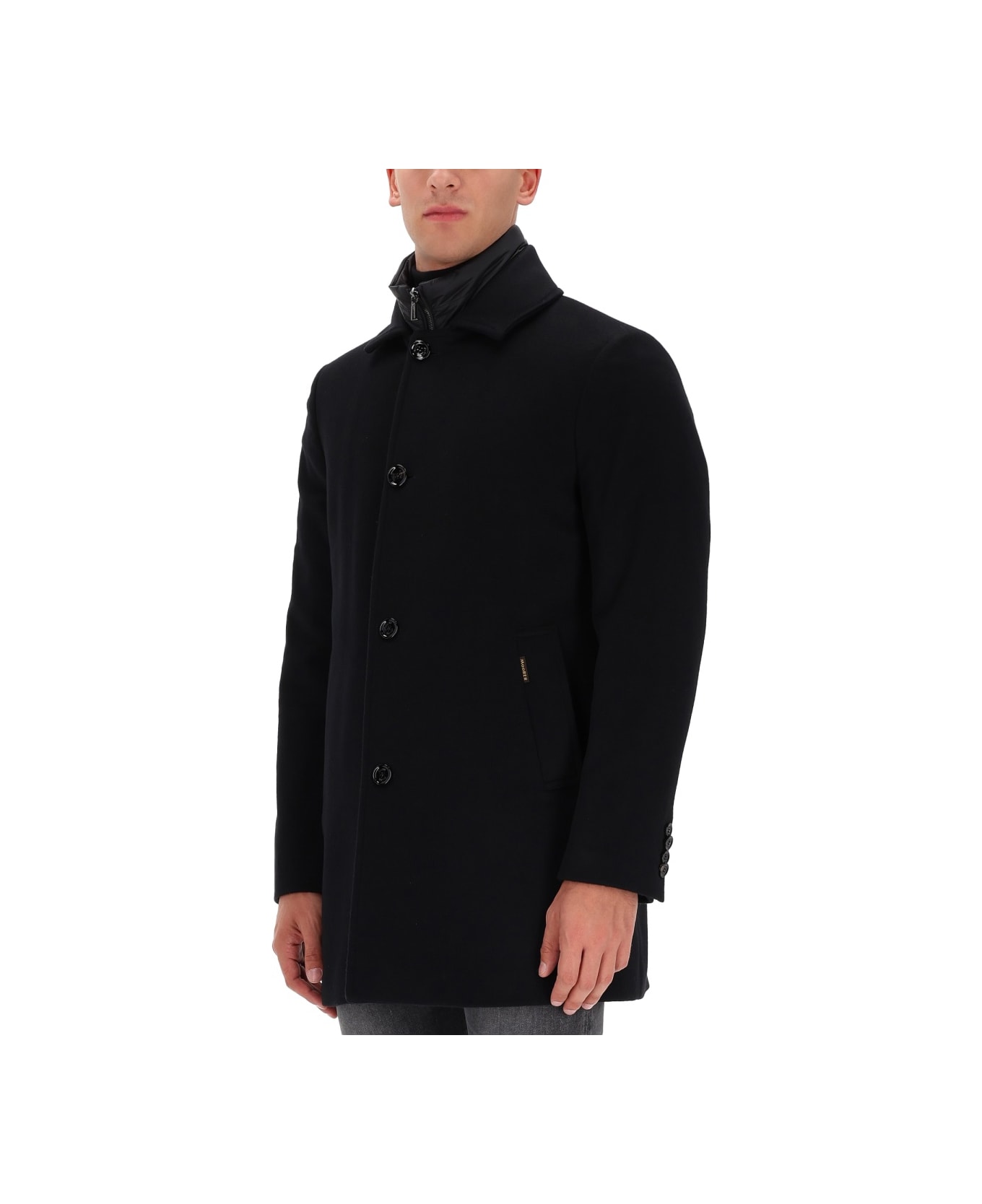 Moorer "monferrato-le" Coat - BLACK
