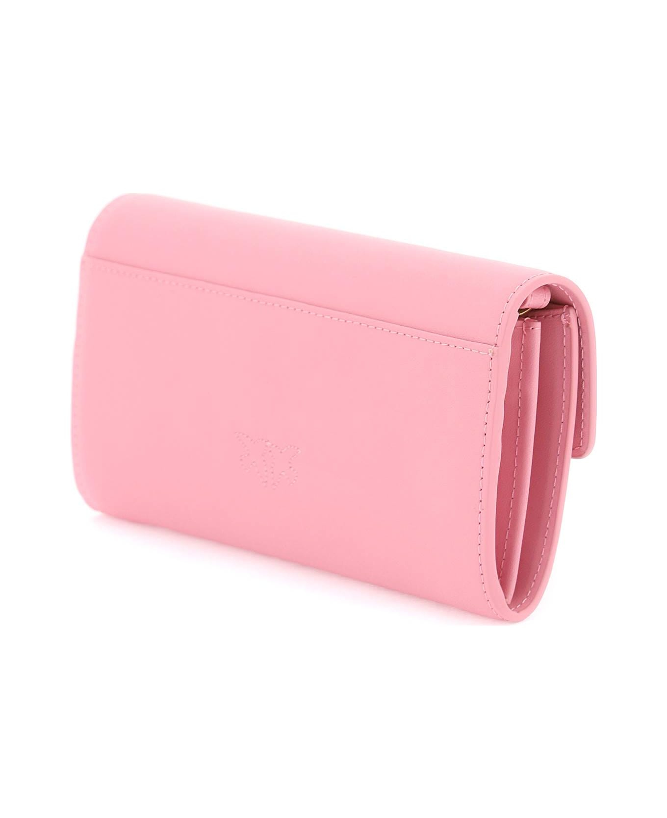 Pinko Love Bag Simply Crossbody Bag - ROSA MARINO ANTIQUE GOLD (Pink)