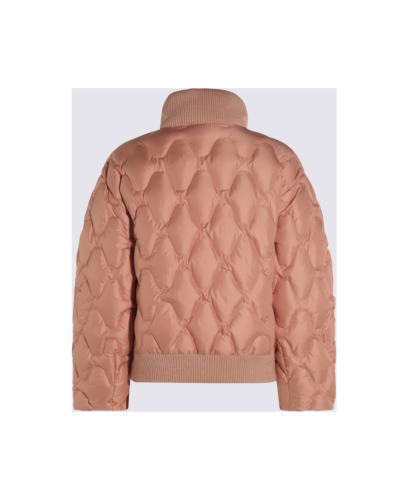 Fabiana Filippi Pink Down Jacket - ROSA CRETA